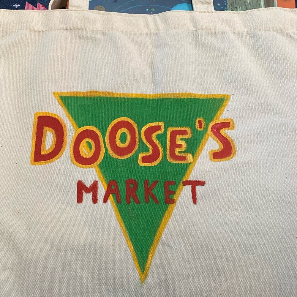 Cute tote bag! Send a picture and I can make almost anything for you